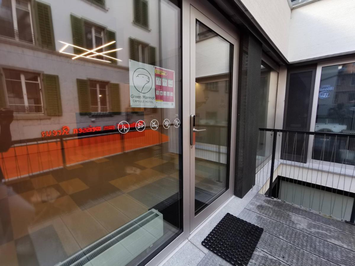 Green Marmot Capsule Hotel Zuerich Εξωτερικό φωτογραφία